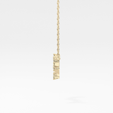 0.085 TCW Round Lab Grown Diamond Scorpio Zodiac Constellation Necklace