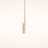 0.085 TCW Round Cut Moissanite Scorpio Zodiac Constellation Necklace