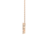 0.085 TCW Round Lab Grown Diamond Scorpio Zodiac Constellation Necklace
