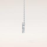 0.085 TCW Round Cut Moissanite Scorpio Zodiac Constellation Necklace