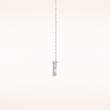 0.085 TCW Round Cut Moissanite Scorpio Zodiac Constellation Necklace