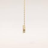 0.062 TCW Round Cut Moissanite Taurus Zodiac Constellation Necklace