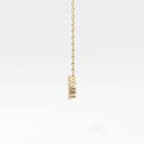 0.062 TCW Round Lab Grown Diamond Taurus Zodiac Constellation Necklace