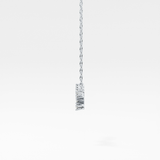 0.062 TCW Round Lab Grown Diamond Taurus Zodiac Constellation Necklace