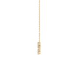 0.103 TCW Round Lab Grown Diamond Virgo Zodiac Constellation Necklace
