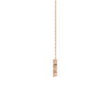 0.103 TCW Round Lab Grown Diamond Virgo Zodiac Constellation Necklace