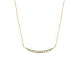 0.091 TCW Round Lab Grown Diamond Multi Stone Necklace