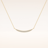 0.091 TCW Round Cut Moissanite Multiple Stone Necklace