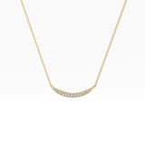 0.091 TCW Round Lab Grown Diamond Multi Stone Necklace
