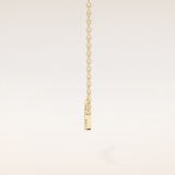 0.091 TCW Round Cut Moissanite Multiple Stone Necklace