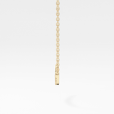 0.091 TCW Round Lab Grown Diamond Multi Stone Necklace