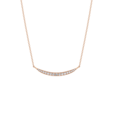 0.091 TCW Round Lab Grown Diamond Multi Stone Necklace