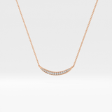 0.091 TCW Round Lab Grown Diamond Multi Stone Necklace