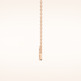 0.091 TCW Round Cut Moissanite Multiple Stone Necklace