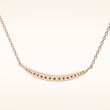 0.091 TCW Round Cut Moissanite Multiple Stone Necklace