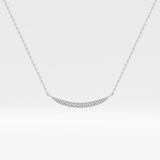 0.091 TCW Round Lab Grown Diamond Multi Stone Necklace