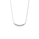 0.091 TCW Round Lab Grown Diamond Multi Stone Necklace