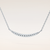 0.091 TCW Round Cut Moissanite Multiple Stone Necklace
