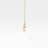 0.07 TCW Round Lab Grown Diamond Twig Necklace