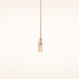 0.07 TCW Round Cut Moissanite Twig Necklace