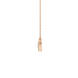 0.07 TCW Round Lab Grown Diamond Twig Necklace