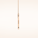 0.426 TCW Round Cut Moissanite Rising Sun Necklace
