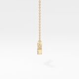 0.123 TCW Round Lab Grown Diamond Twig Necklace
