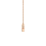 0.123 TCW Round Lab Grown Diamond Twig Necklace