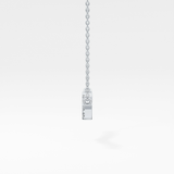 0.123 TCW Round Lab Grown Diamond Twig Necklace