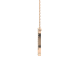1.5 TCW Emerald Lab Grown Diamond Bezel Necklace