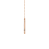 1.5 TCW Emerald Lab Grown Diamond Bezel Necklace