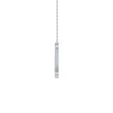1.5 TCW Emerald Lab Grown Diamond Bezel Necklace