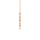 1.5 TCW Emerald Lab Grown Diamond Bezel Necklace