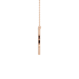 1.5 TCW Emerald Lab Grown Diamond Bezel Necklace