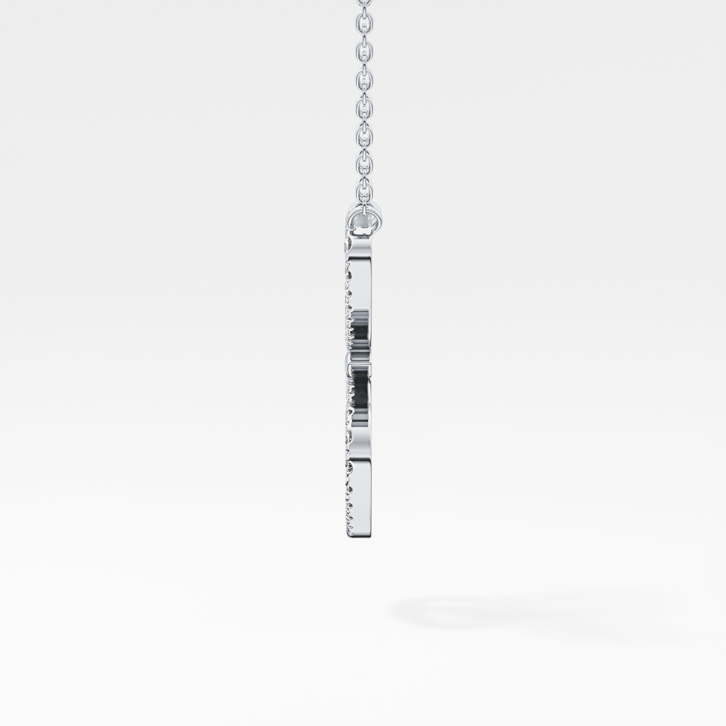 1.5 TCW Emerald Lab Grown Diamond Bezel Necklace