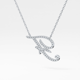 1.5 TCW Emerald Lab Grown Diamond Bezel Necklace