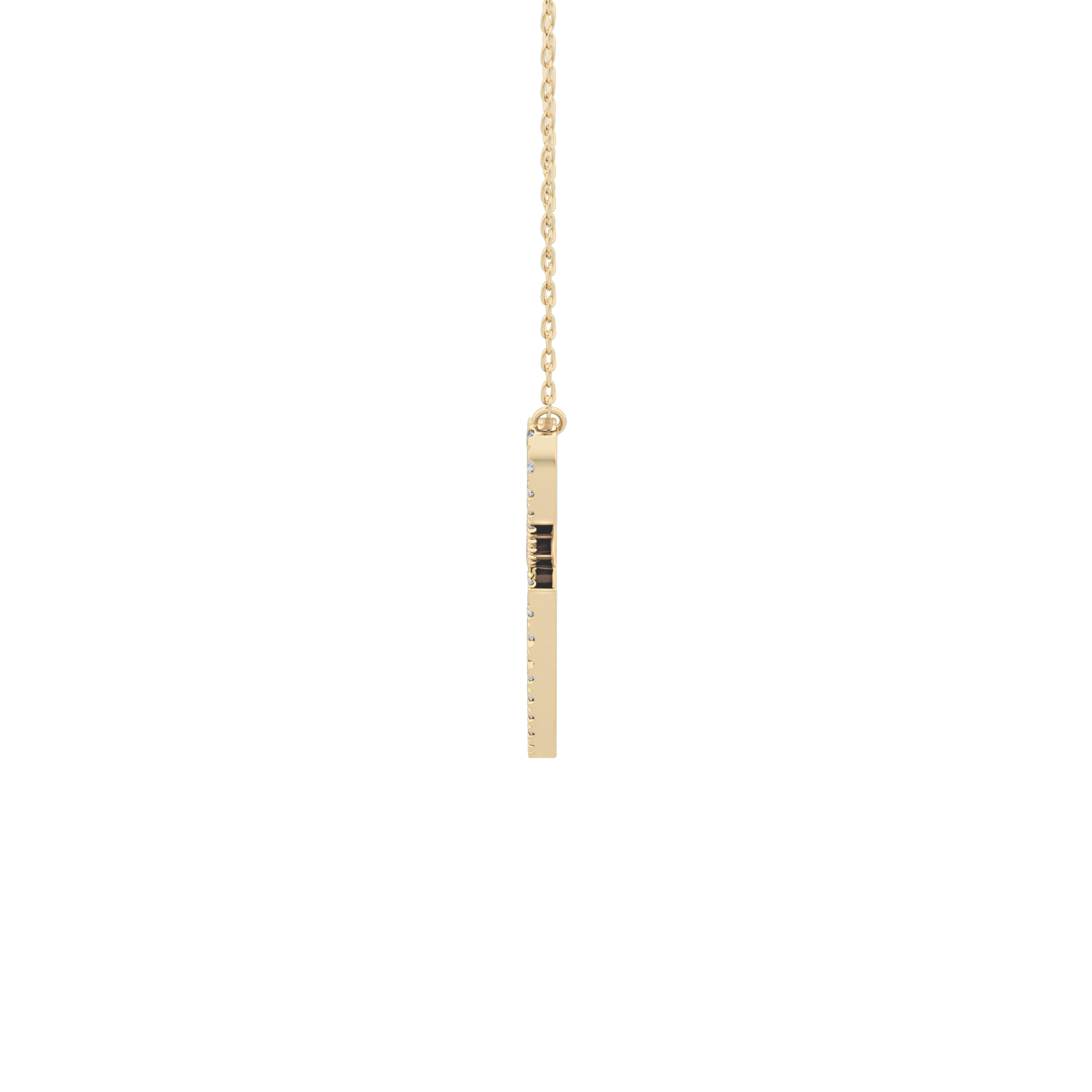 1.5 TCW Emerald Lab Grown Diamond Bezel Necklace