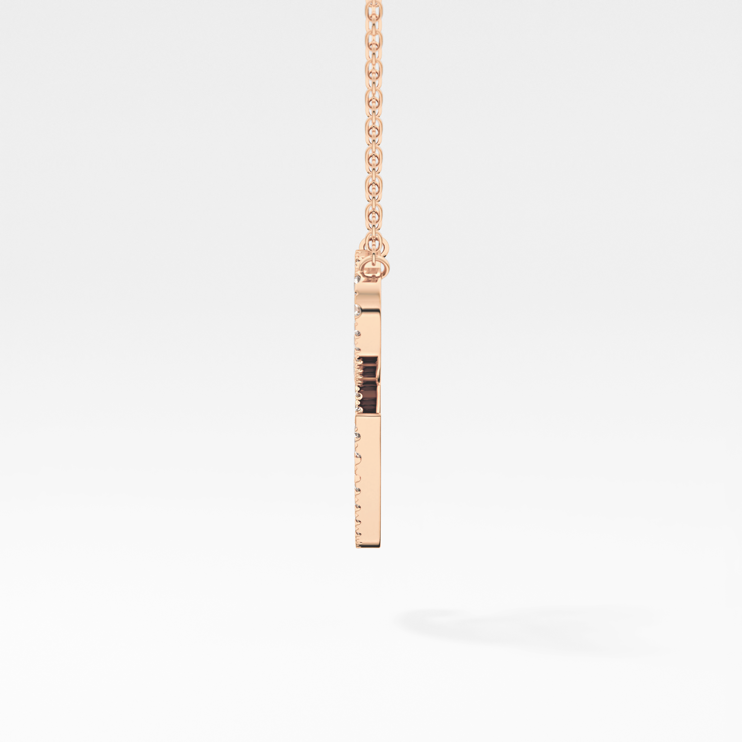 1.5 TCW Emerald Lab Grown Diamond Bezel Necklace