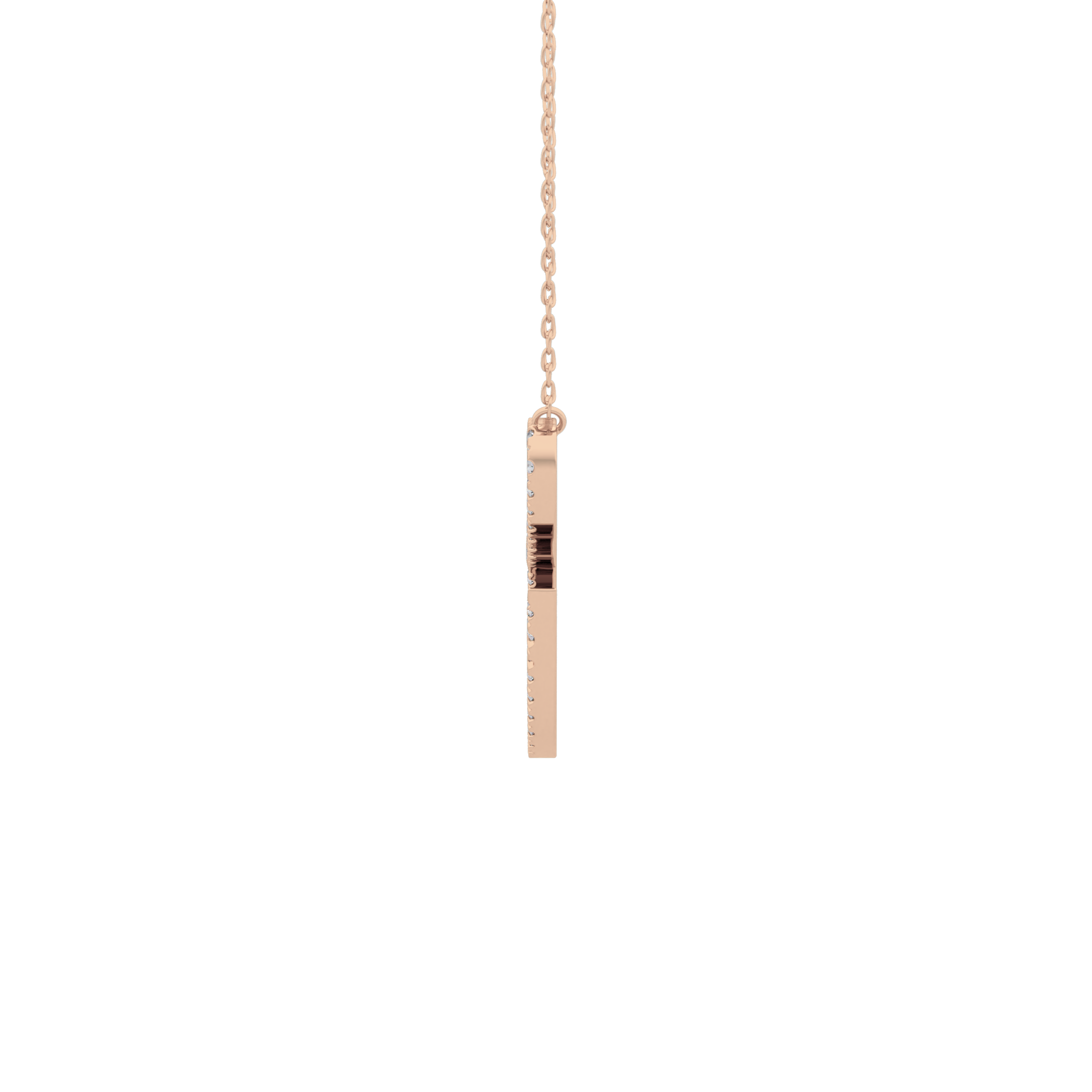 1.5 TCW Emerald Lab Grown Diamond Bezel Necklace