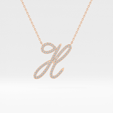 1.5 TCW Emerald Lab Grown Diamond Bezel Necklace
