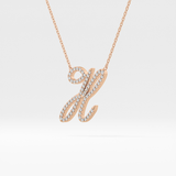 1.5 TCW Emerald Lab Grown Diamond Bezel Necklace