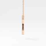 1.5 TCW Emerald Lab Grown Diamond Bezel Necklace