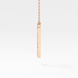 0.189 TCW Round Lab Grown Diamond J Initial Necklace