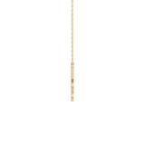 1.5 TCW Emerald Lab Grown Diamond Bezel Necklace