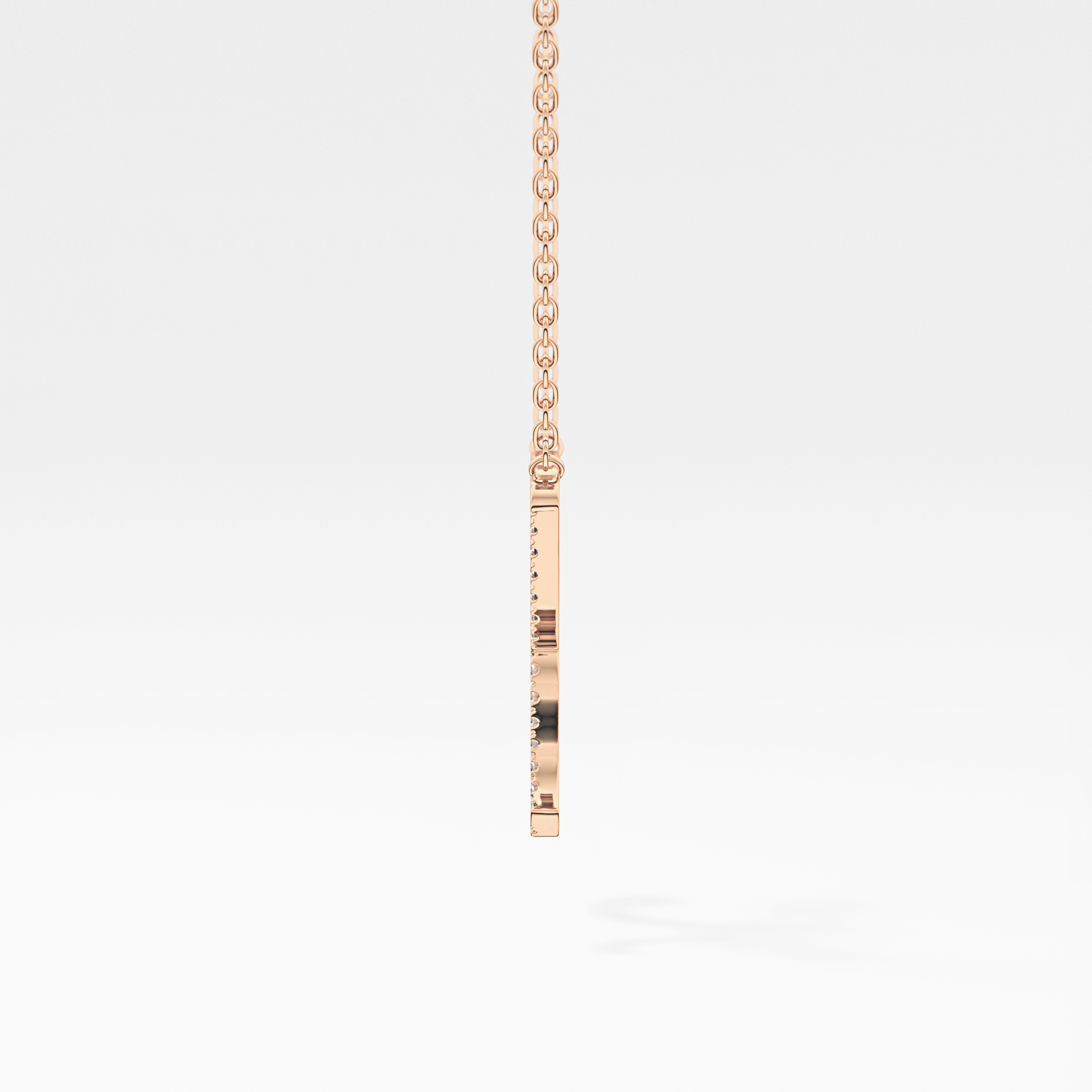 1.5 TCW Emerald Lab Grown Diamond Bezel Necklace