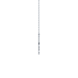 1.5 TCW Emerald Lab Grown Diamond Bezel Necklace