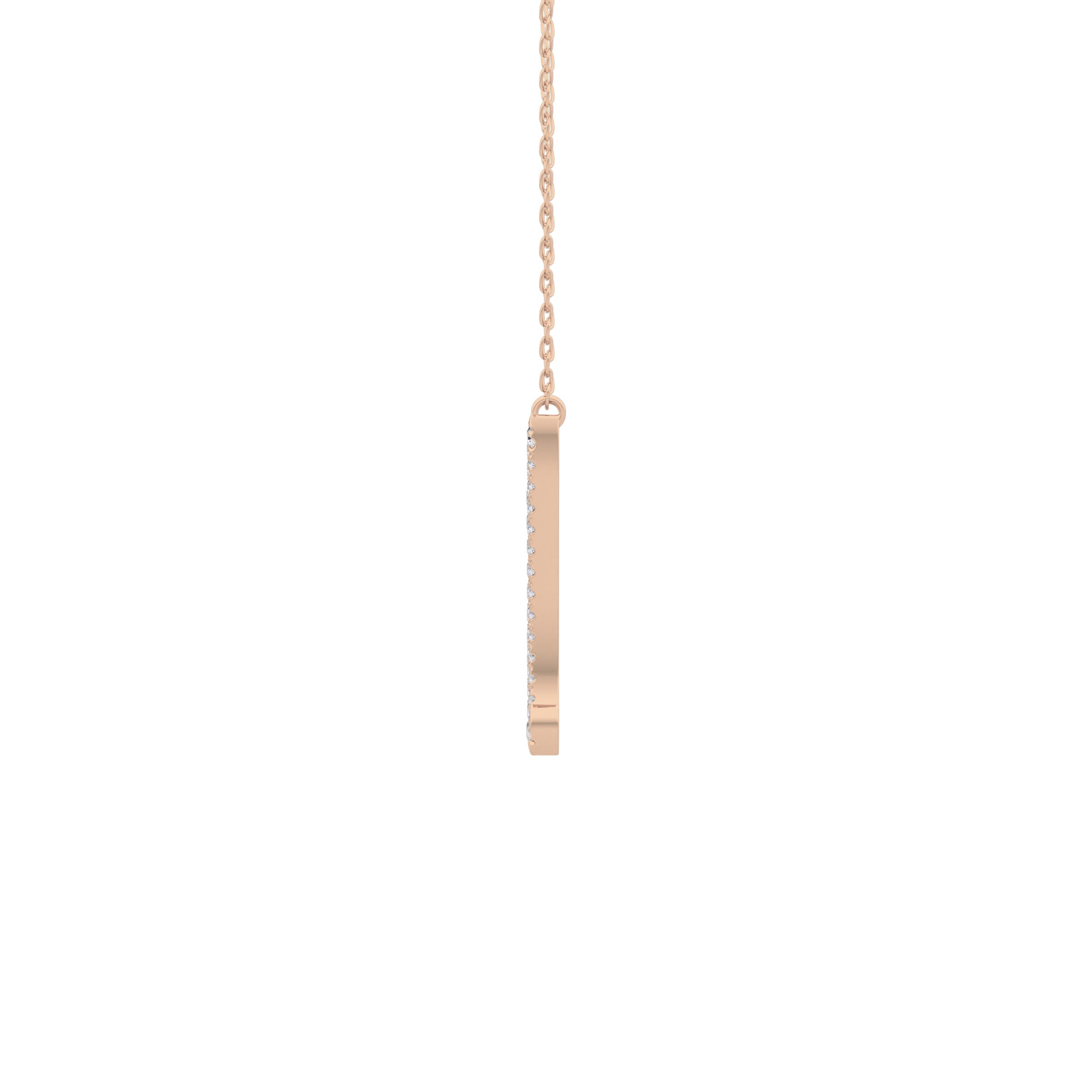 1.5 TCW Emerald Lab Grown Diamond Bezel Necklace