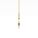 0.187 TCW Round Lab Grown Diamond Q Initial Necklace