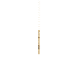 0.187 TCW Round Lab Grown Diamond Q Initial Necklace