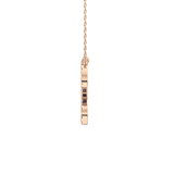 1.5 TCW Emerald Lab Grown Diamond Bezel Necklace